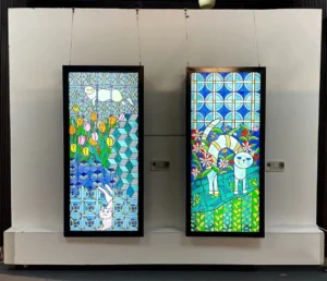 拼接玻璃艺术背光应用案例
